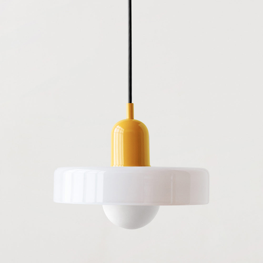 GleaMore - Bauhaus Hanglamp In Stijlvol Gekleurd Glas