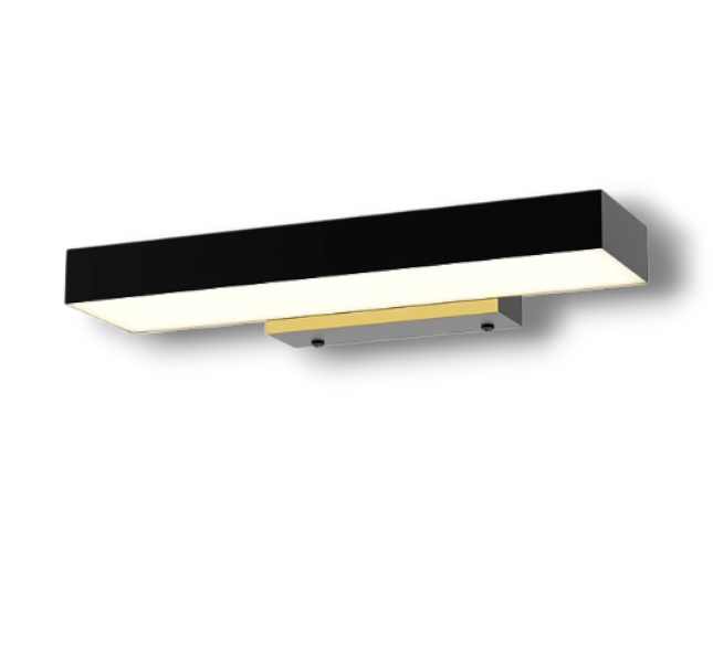 Yardora - Strakke Zwarte Wandlamp Met Minimalistisch Ontwerp Voor Moderne Ruimtes