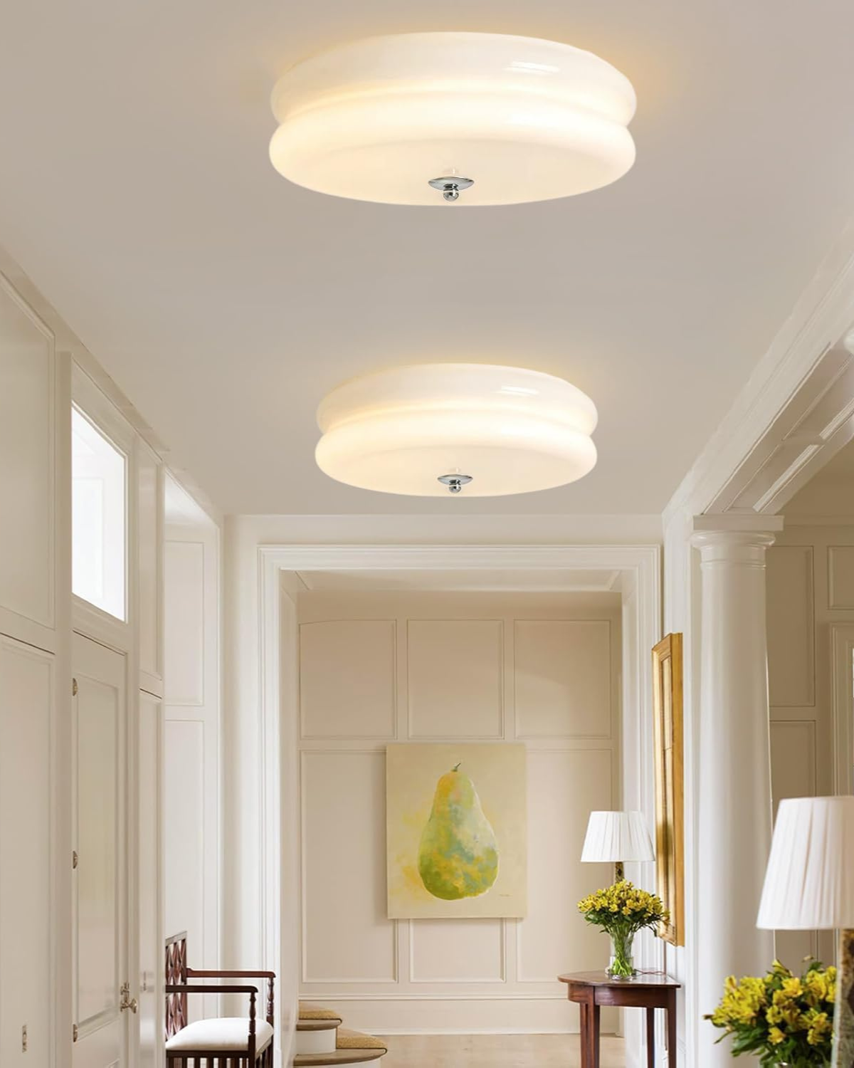 Époque – Vintage-Inspiratie Glazen Plafondlamp