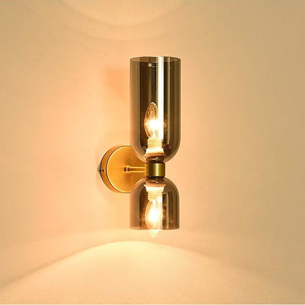 Casara - Luxe Slaapkamer Wandlamp Met Glazen Kap