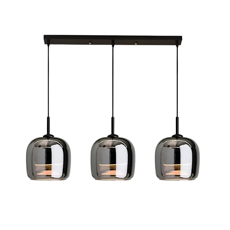 Velora – Zwarte Glas Hanglamp (Moderne Hanglamp)