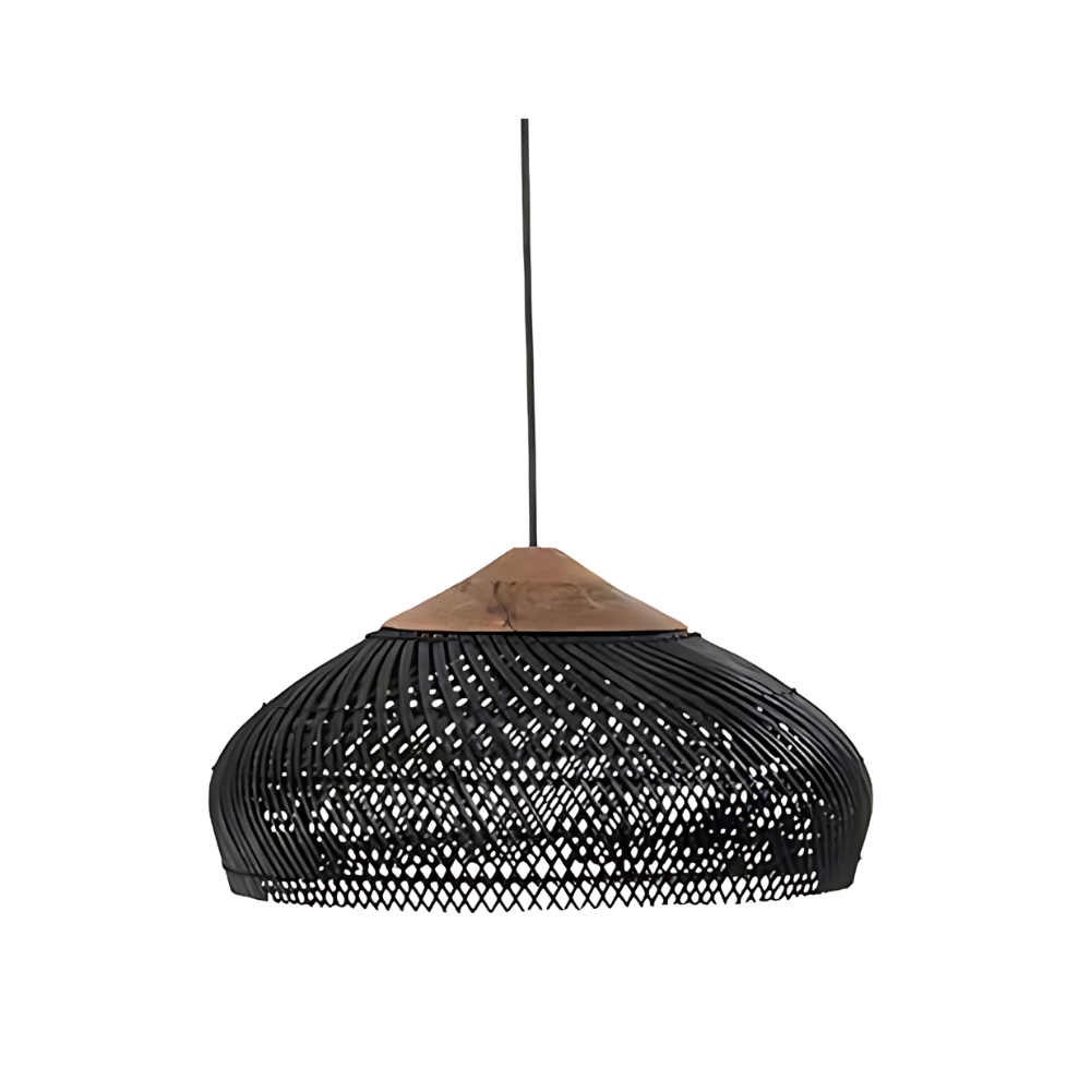 Solenne – Retro Boheemse Rattan Hanglamp
