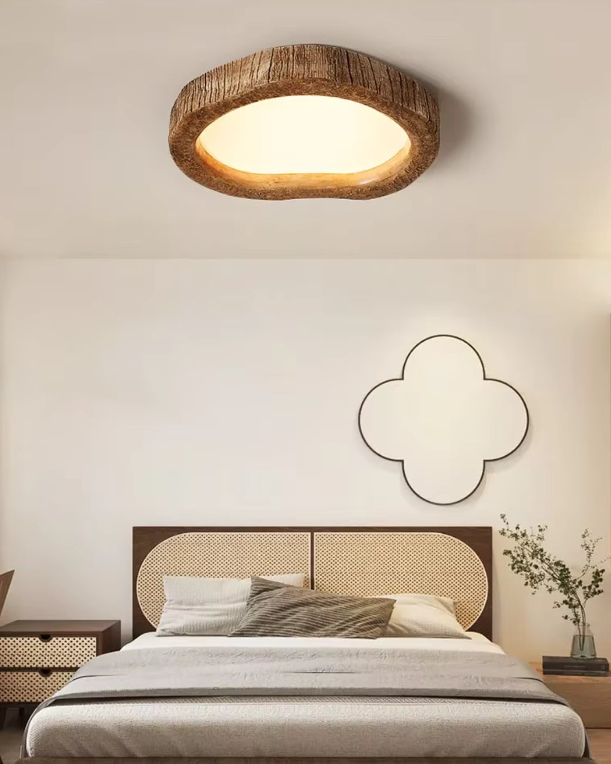 Lira – Rustieke Houtlook Plafondlamp