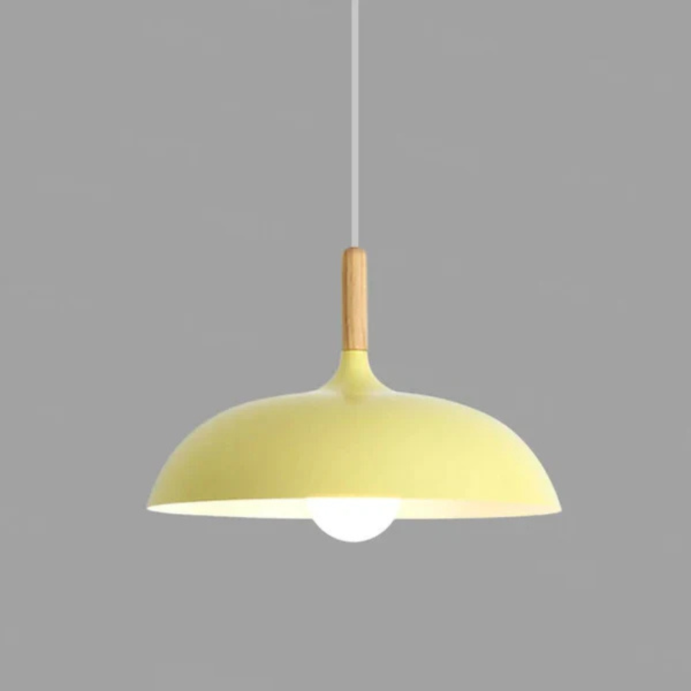 Beddora - NordicLight Scandinavische Eikenhouten Plafondlamp voor Moderne Ruimtes