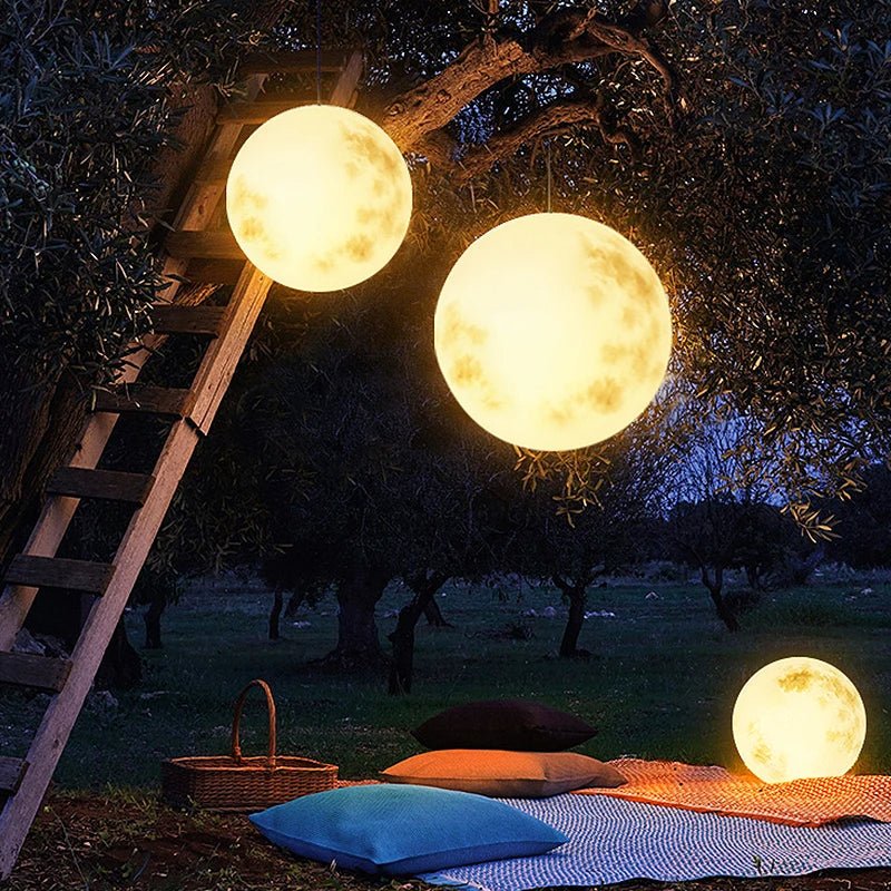 Luxora - Maanlamp Tuinverlichting Met Realistische Maanvorm Voor Buiten Decoratie