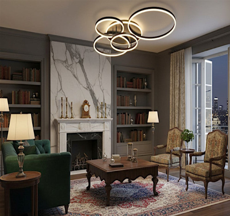 Bloomelle - Moderne Plafondlamp Met Meerdere Cirkels Voor Stijlvolle Interieurverlichting