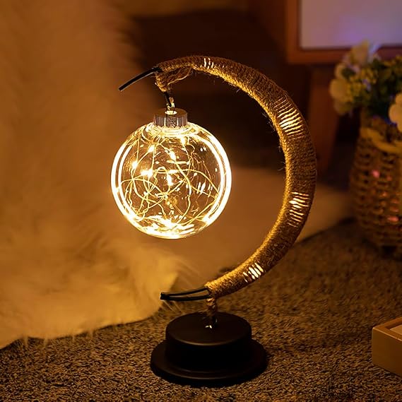 Lunora – Betoverende Maanlamp met Warme Gloed