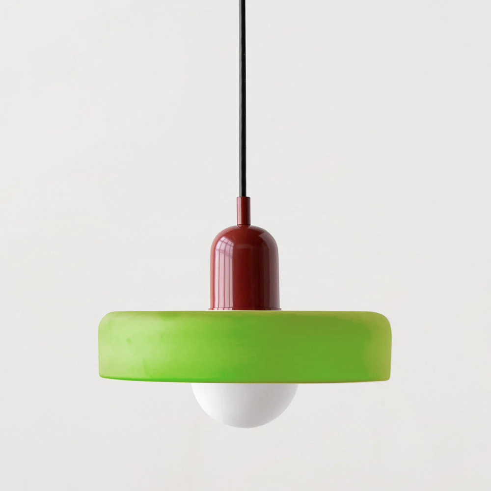 GleaMore - Bauhaus Hanglamp In Stijlvol Gekleurd Glas