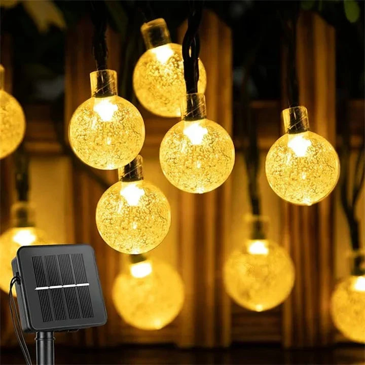 Solara – Zonne-energie LED Lichtslinger (Waterdicht, Buiten Tuin & Terras, Warm Wit)