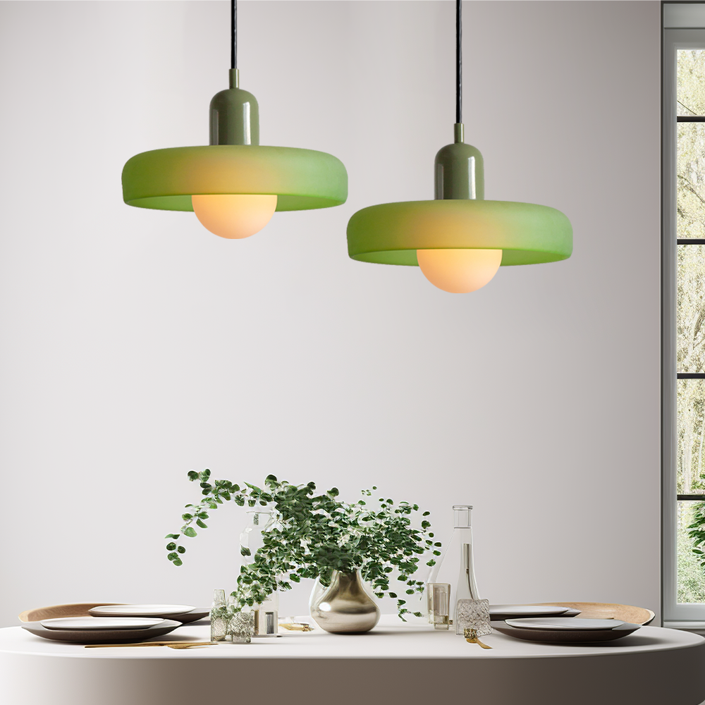 GleaMore - Bauhaus Hanglamp In Stijlvol Gekleurd Glas