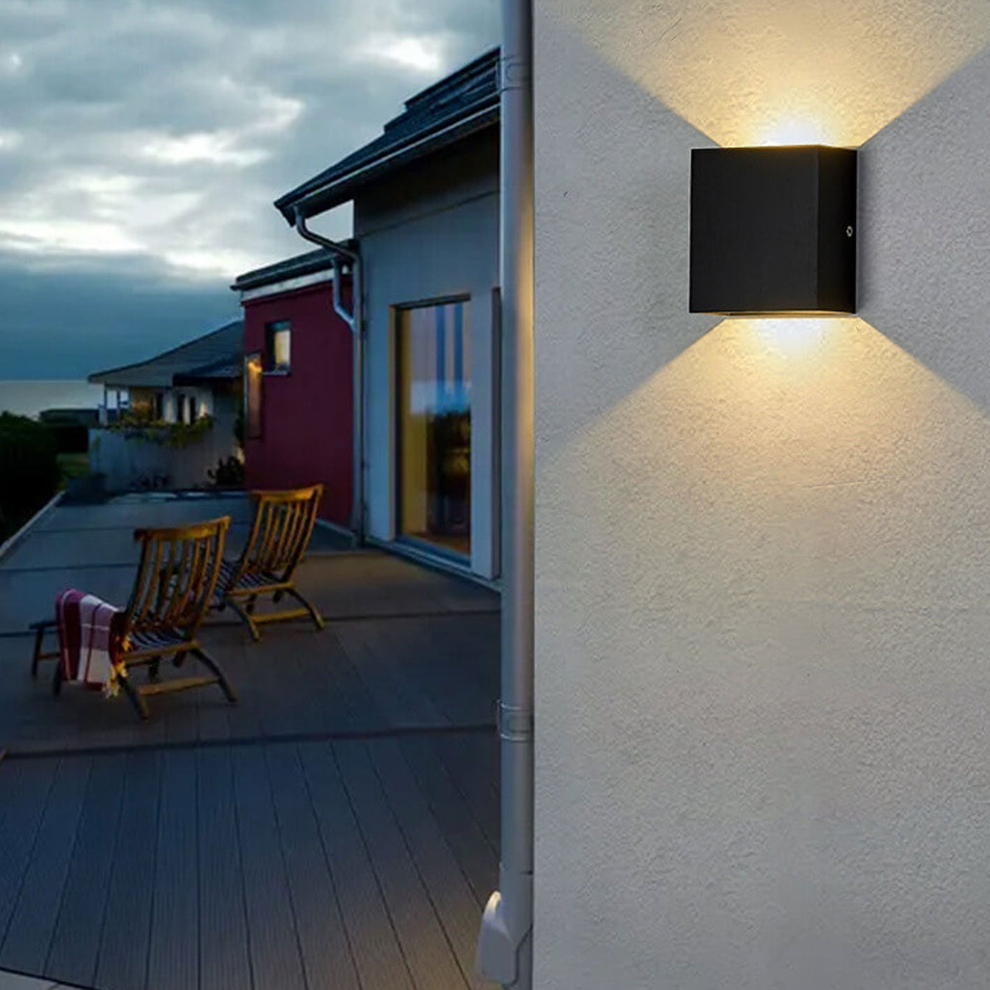 Lumaro – LED Wandlamp met Bewegingssensor (Binnen & Buiten)