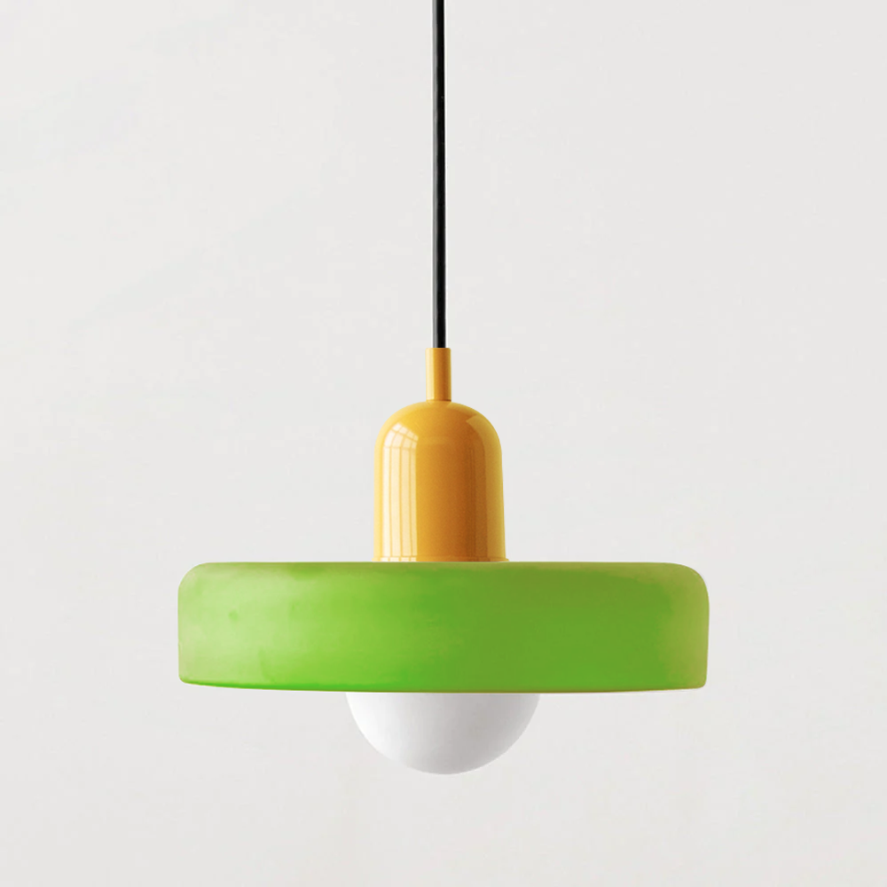 GleaMore - Bauhaus Hanglamp In Stijlvol Gekleurd Glas
