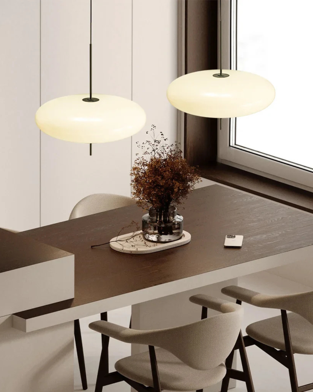Eclipse – Minimalistische Japandi Hanglamp