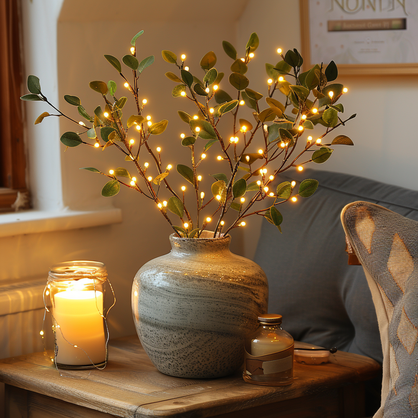 Fairy – LED Olijftak Lichtdecoratie