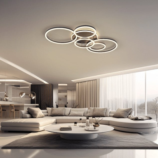Bloomelle - Moderne Plafondlamp Met Meerdere Cirkels Voor Stijlvolle Interieurverlichting