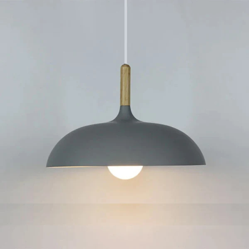 Beddora - NordicLight Scandinavische Eikenhouten Plafondlamp voor Moderne Ruimtes