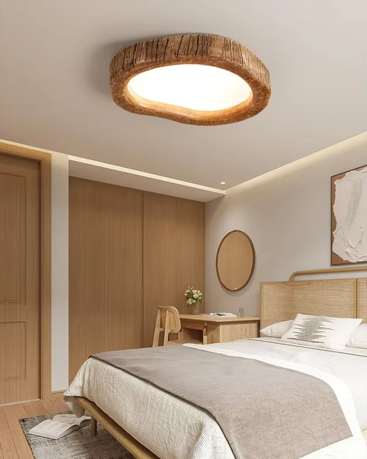Lira – Rustieke Houtlook Plafondlamp