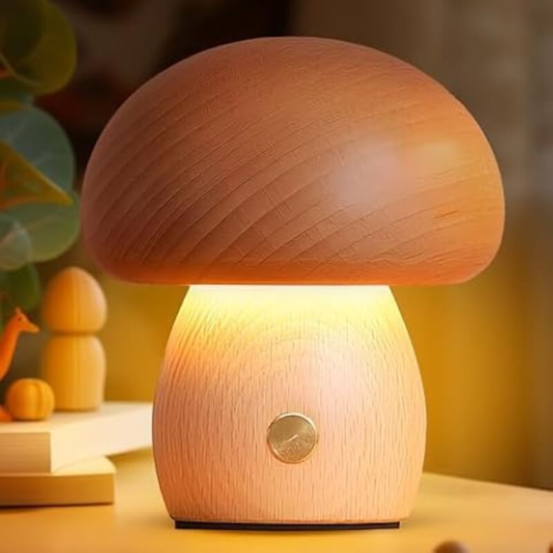 Candelis – Paddenstoel Nachtlamp met Warme Zachte LED Sfeerverlichting