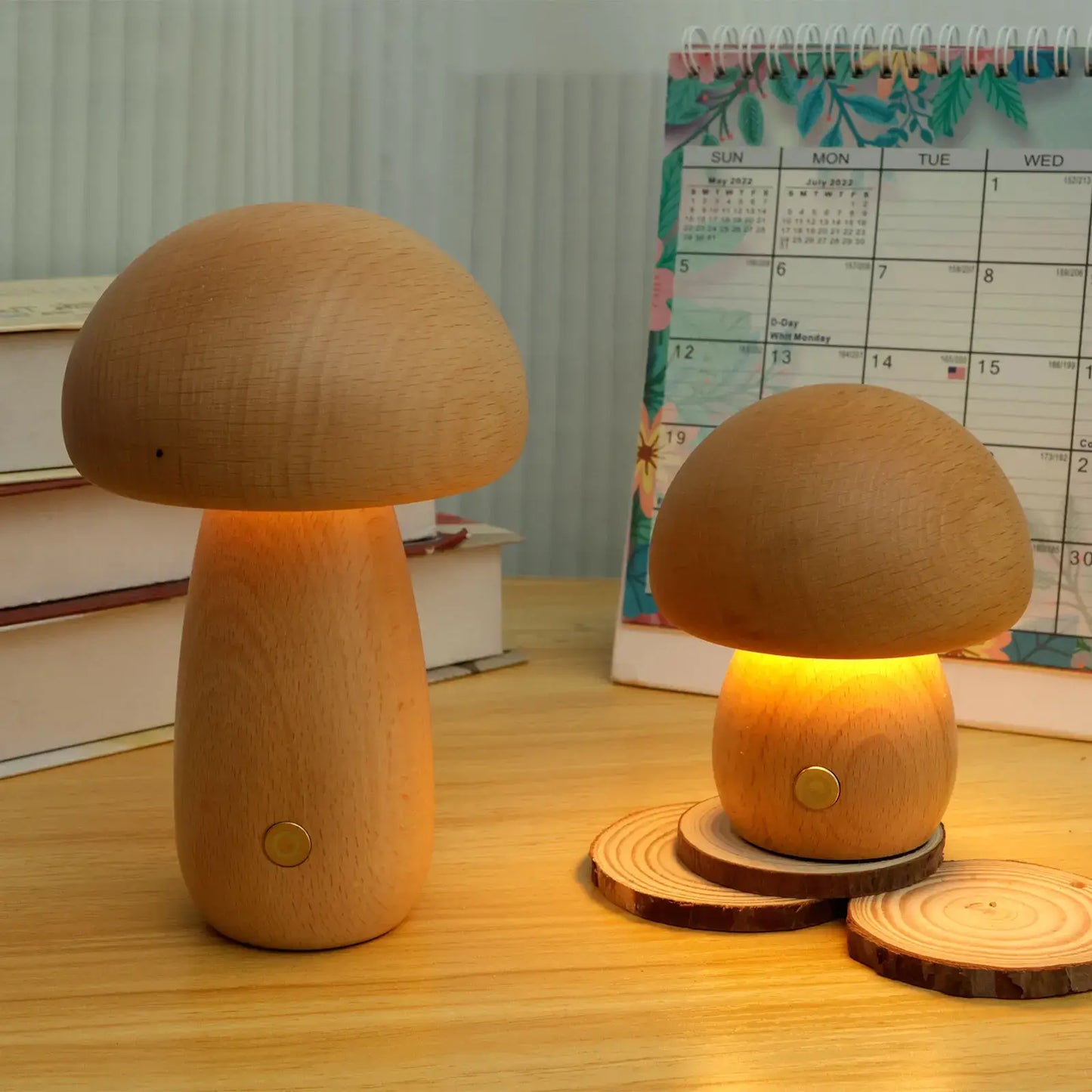 Candelis – Paddenstoel Nachtlamp met Warme Zachte LED Sfeerverlichting
