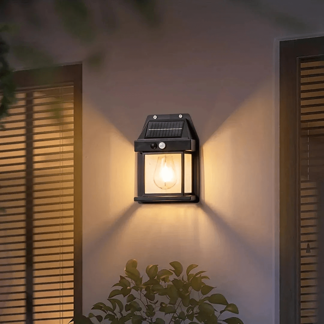 Brillence – Moderne Zonne-Wandlamp Waterdicht met Bewegingssensor