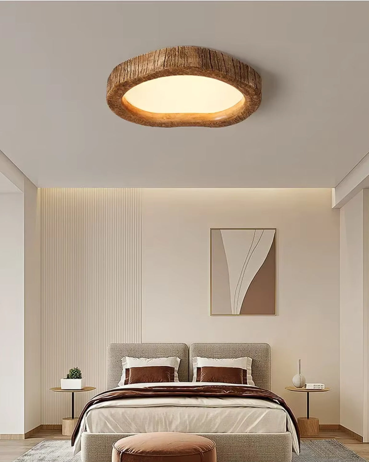 Lira – Rustieke Houtlook Plafondlamp