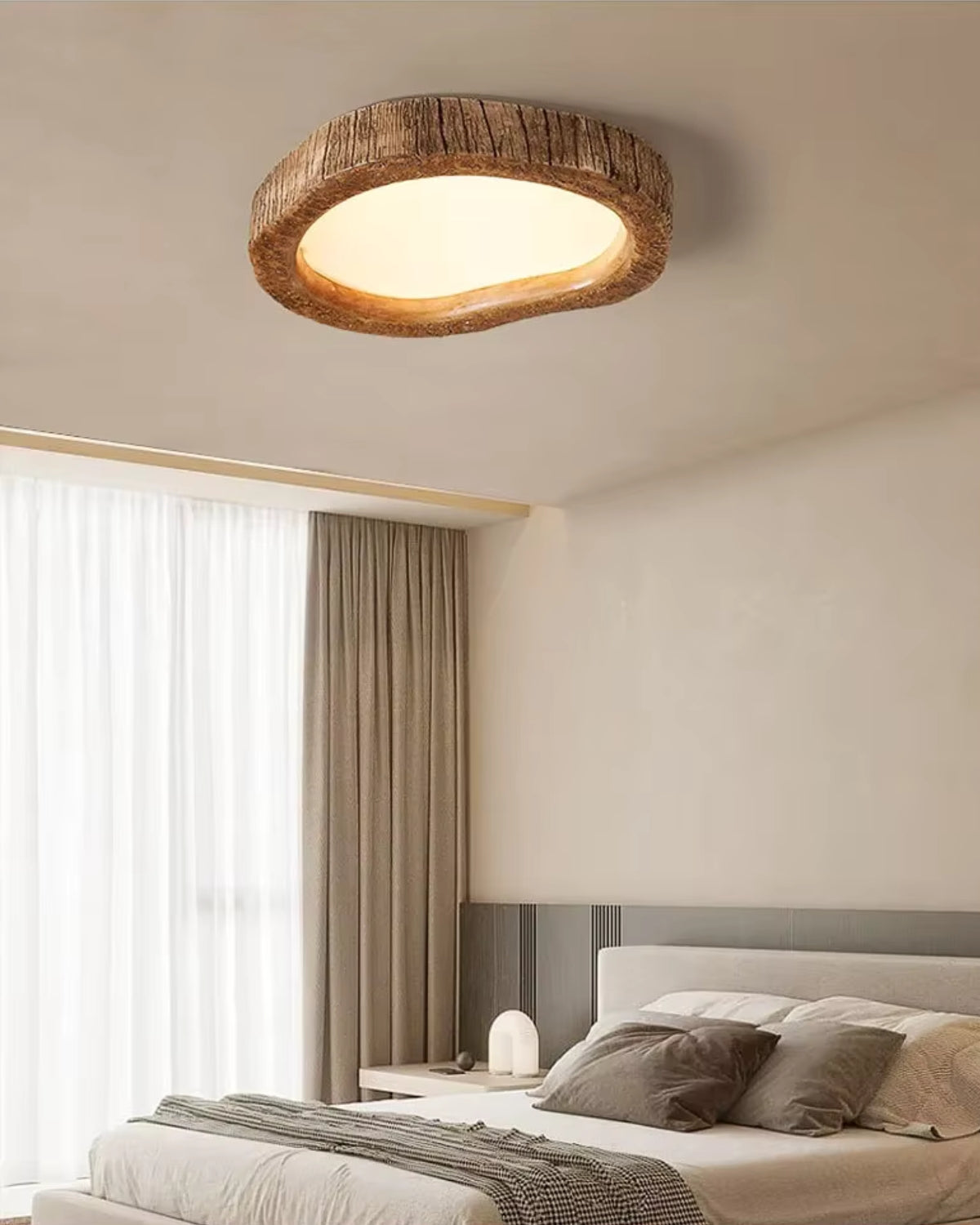 Lira – Rustieke Houtlook Plafondlamp