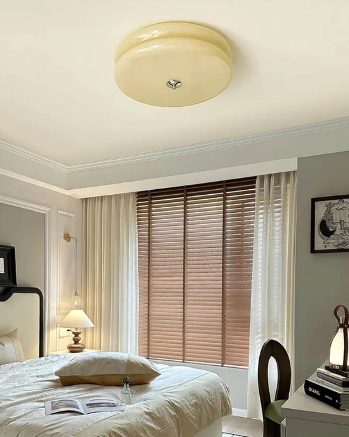 Époque – Vintage-Inspiratie Glazen Plafondlamp