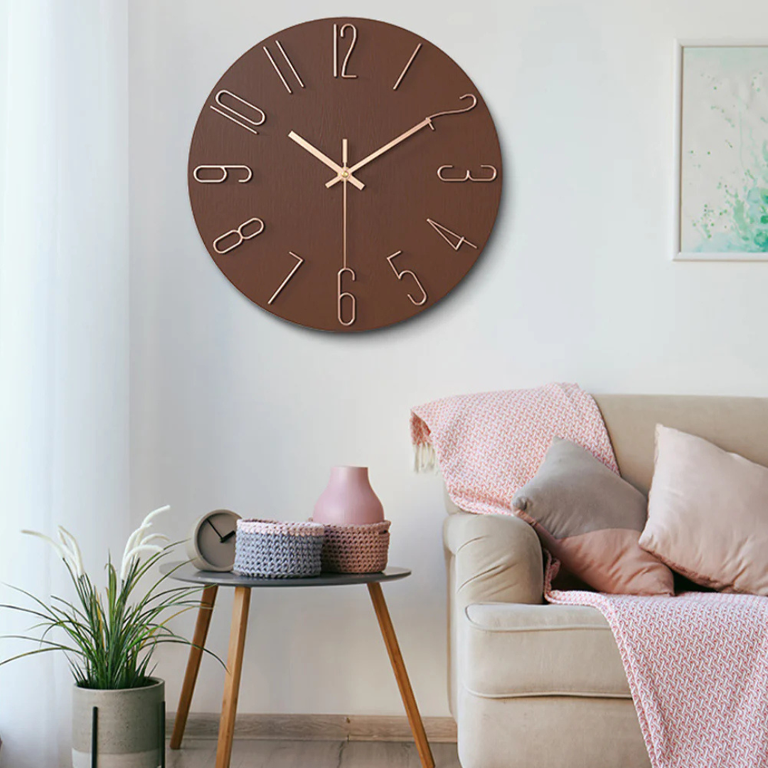Faucetra – Moderne Wandklok met Minimalistisch Ontwerp