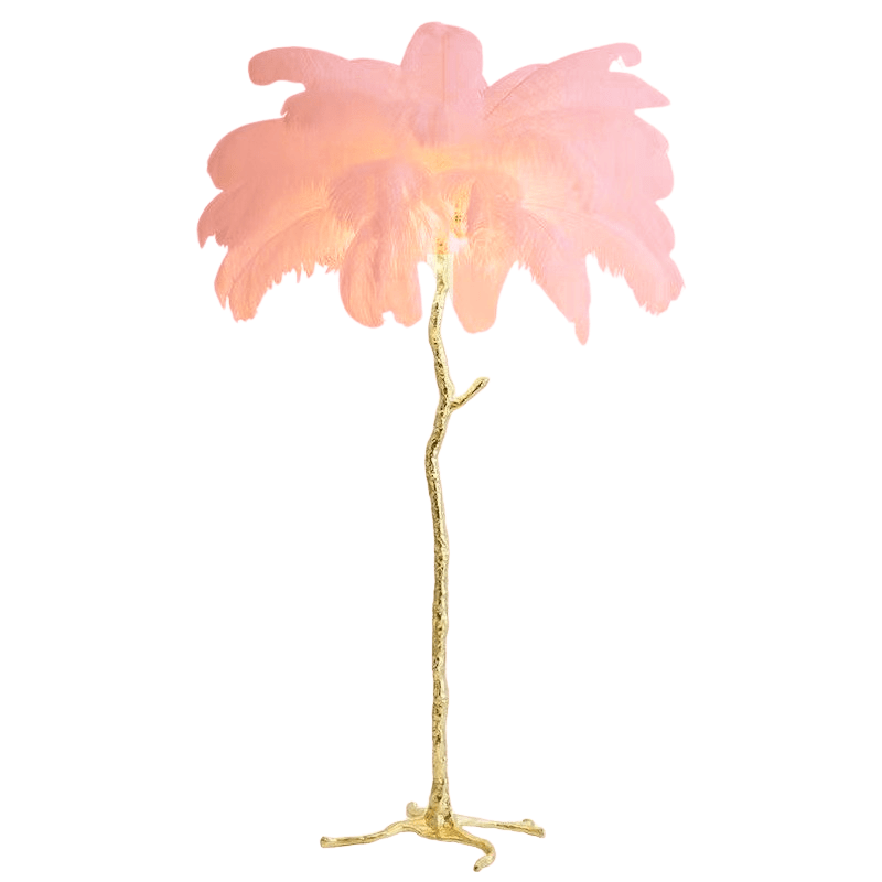 Anaëlle – Luxe Pluizige Vloerlamp met LED Verlichting