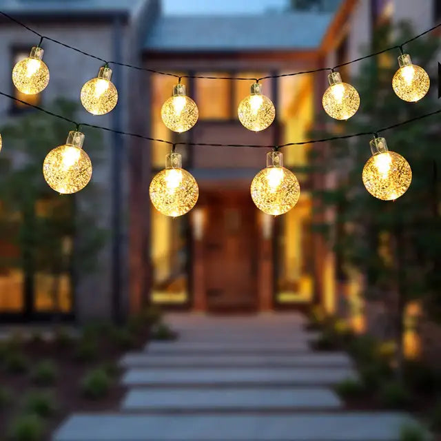 Solara – Zonne-energie LED Lichtslinger (Waterdicht, Buiten Tuin & Terras, Warm Wit)
