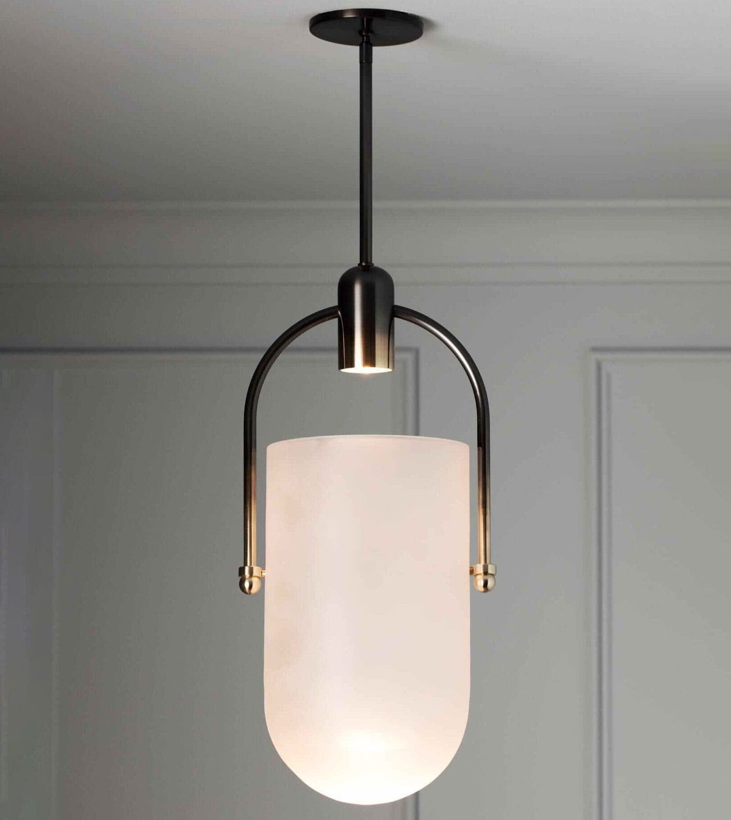 Candelis - Hanglamp Met Transparant Glas En Metalen Details