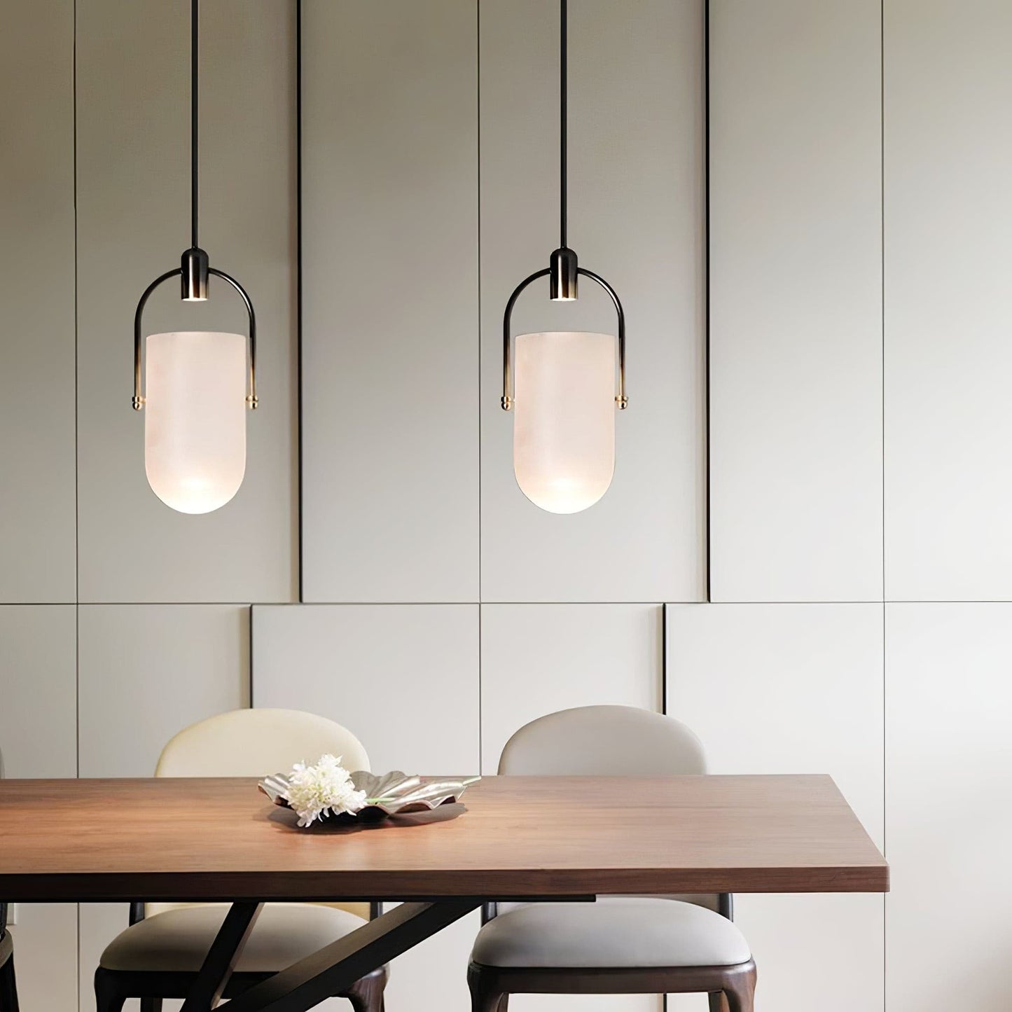 Candelis - Hanglamp Met Transparant Glas En Metalen Details
