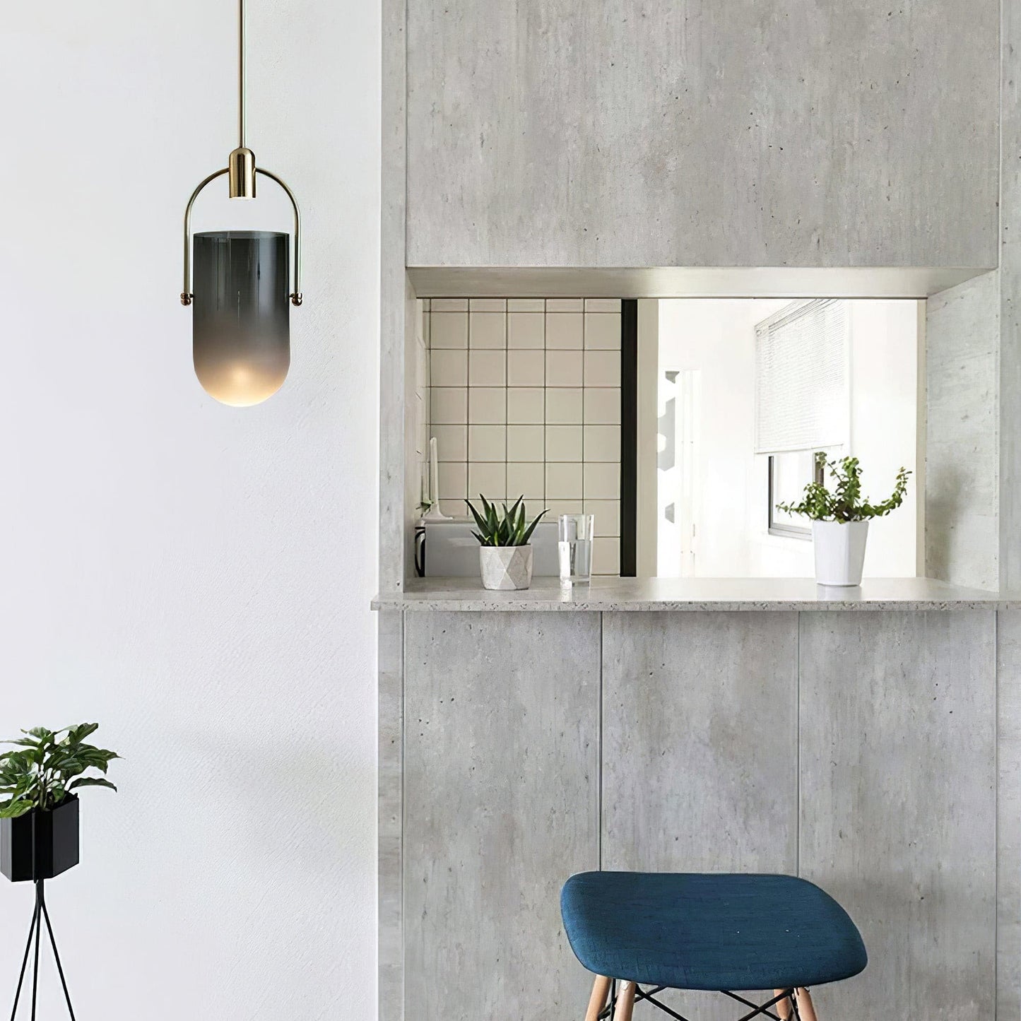 Candelis - Hanglamp Met Transparant Glas En Metalen Details