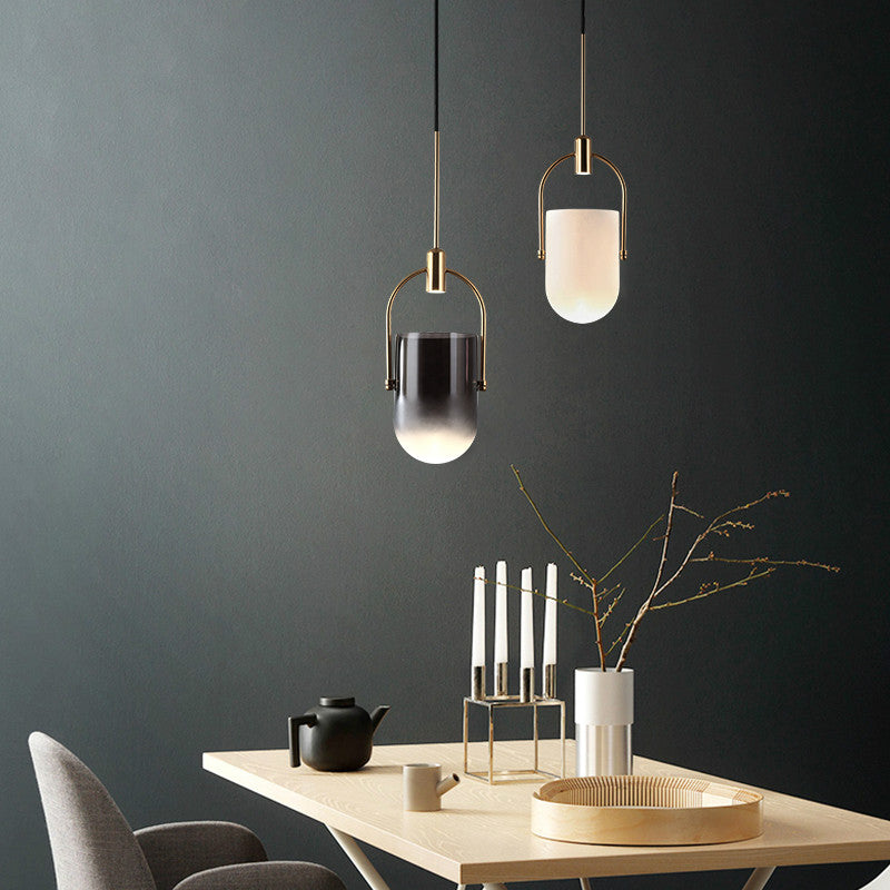 Candelis - Hanglamp Met Transparant Glas En Metalen Details