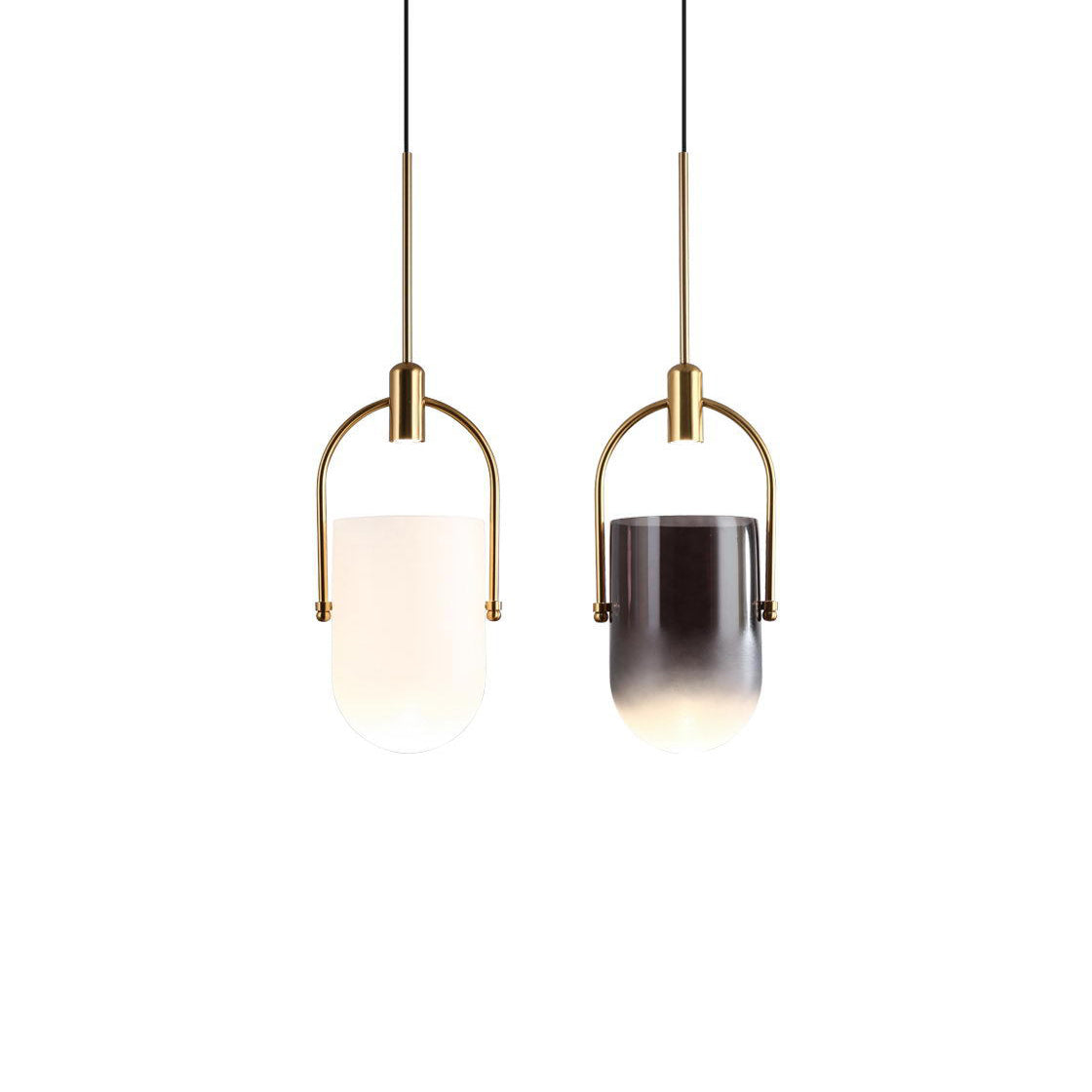 Candelis - Hanglamp Met Transparant Glas En Metalen Details