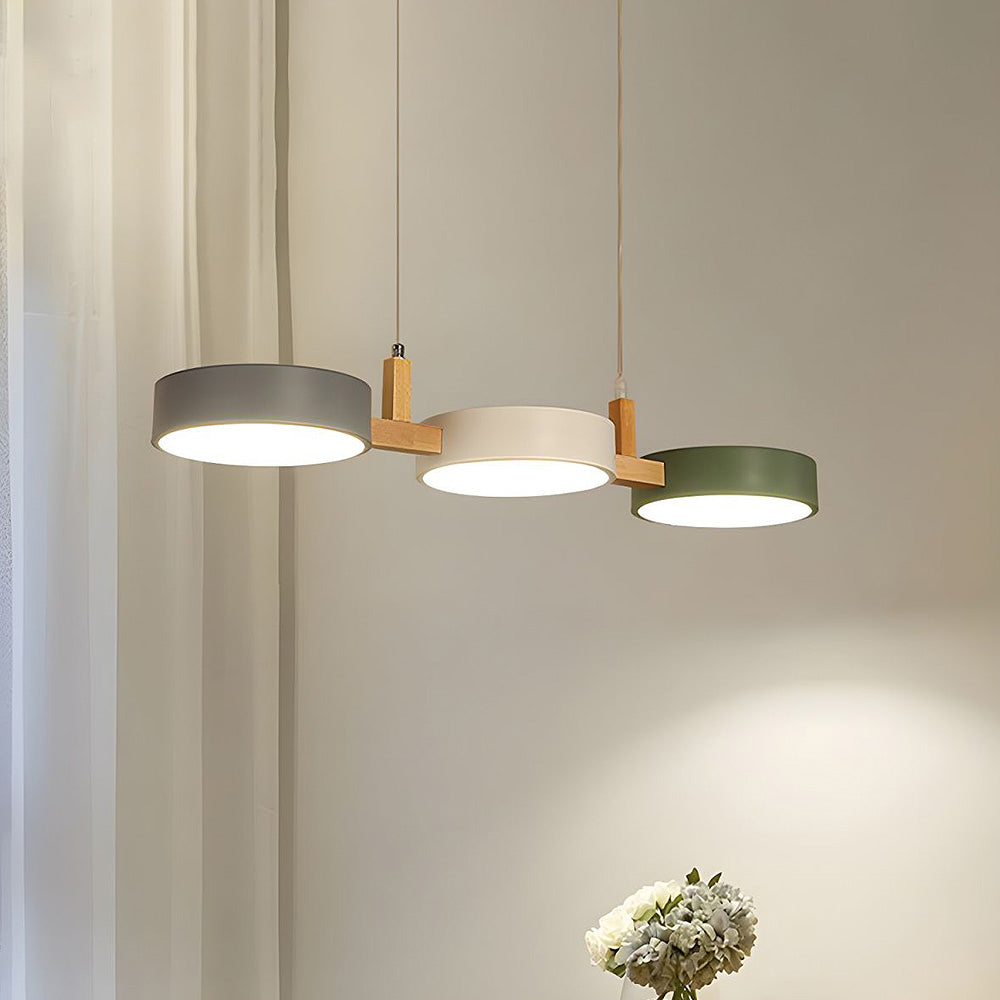 Noro – Scandinavische Hanglamp (Plafondlamp, Hout & Metaal, Modern Minimalistisch, E27)