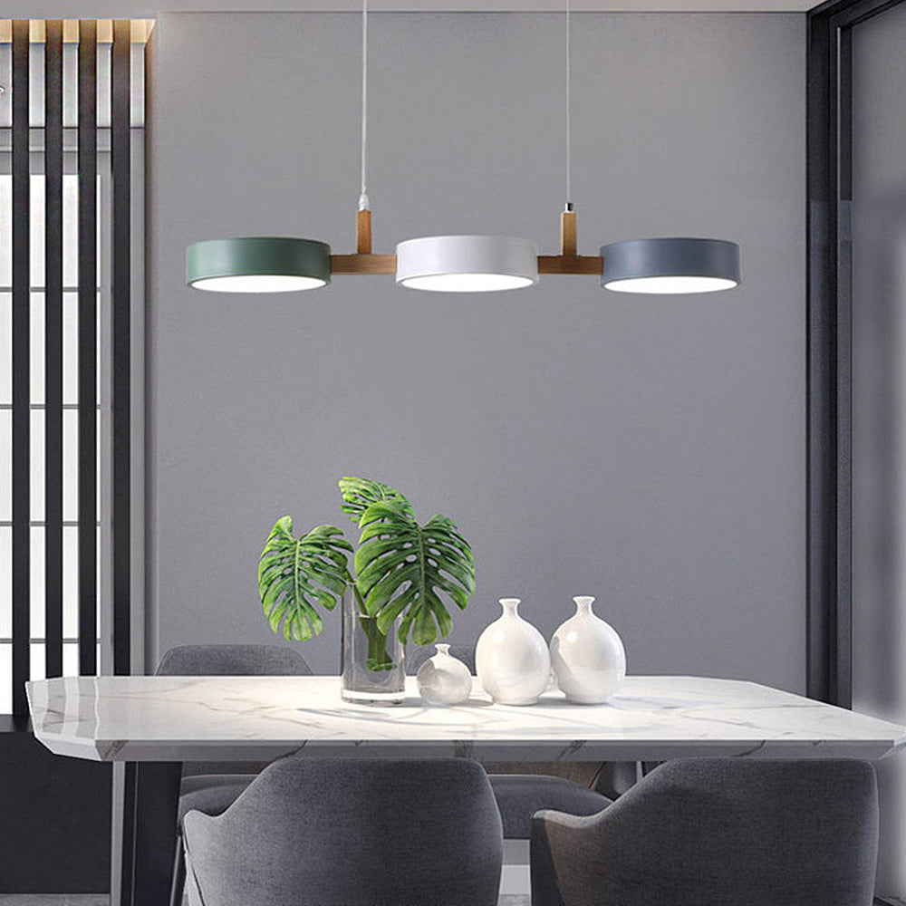 Noro – Scandinavische Hanglamp (Plafondlamp, Hout & Metaal, Modern Minimalistisch, E27)