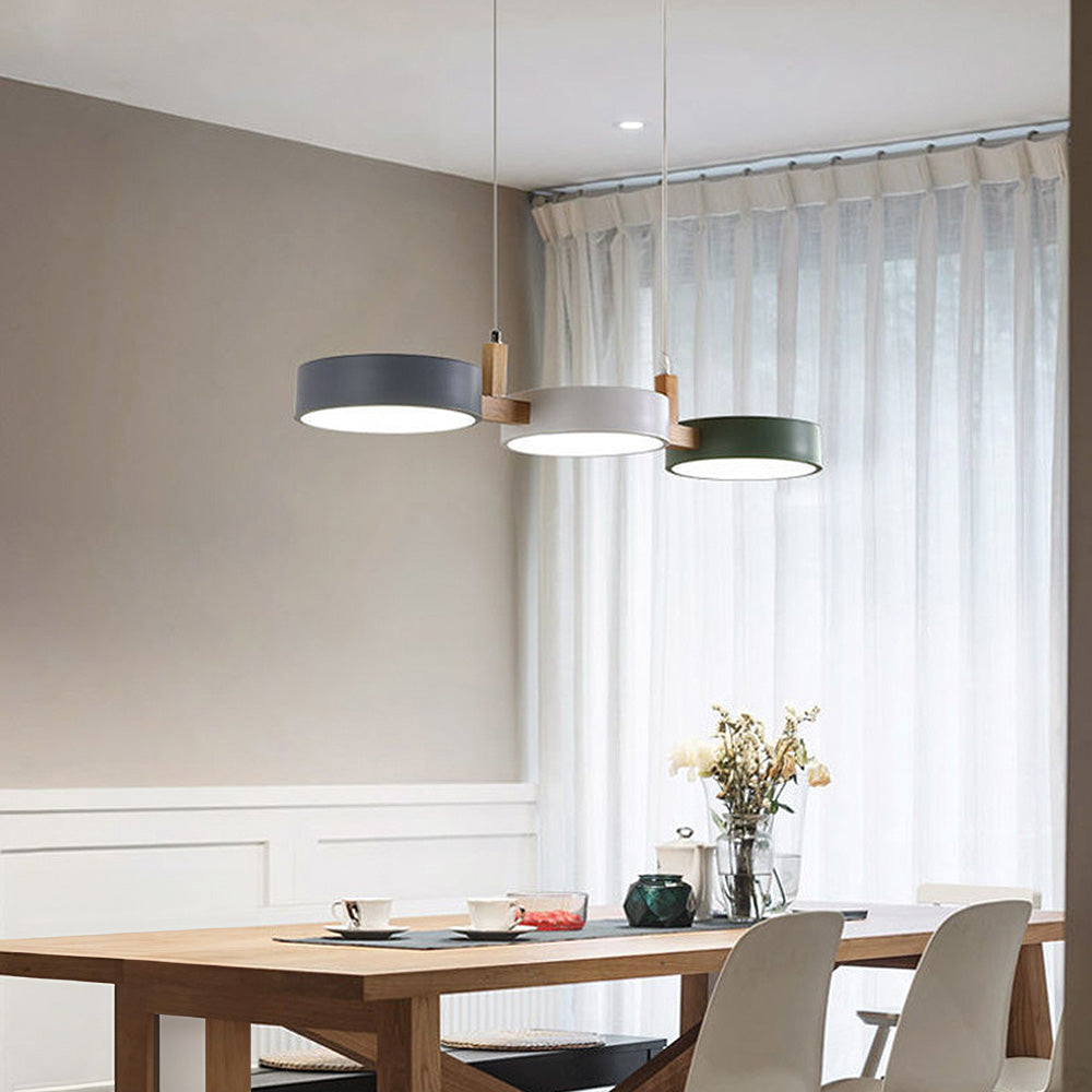 Noro – Scandinavische Hanglamp (Plafondlamp, Hout & Metaal, Modern Minimalistisch, E27)