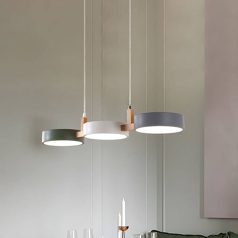 Noro – Scandinavische Hanglamp (Plafondlamp, Hout & Metaal, Modern Minimalistisch, E27)