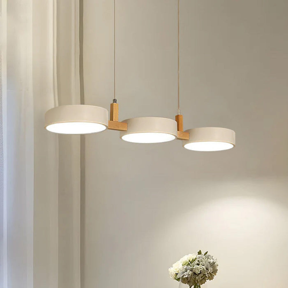 Noro – Scandinavische Hanglamp (Plafondlamp, Hout & Metaal, Modern Minimalistisch, E27)