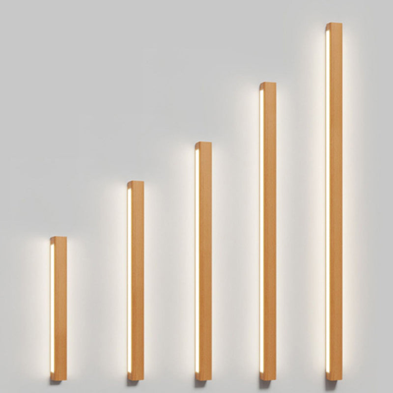 Kairo – Japanse Massief Houten LED Strip Wandlamp (Eenzijdig / Tweezijdig)
