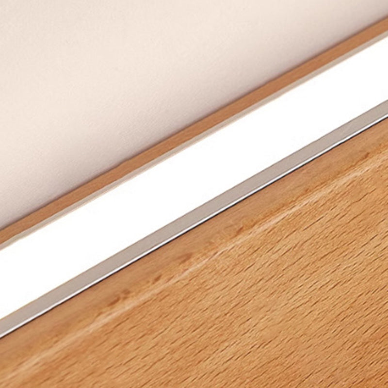 Kairo – Japanse Massief Houten LED Strip Wandlamp (Eenzijdig / Tweezijdig)