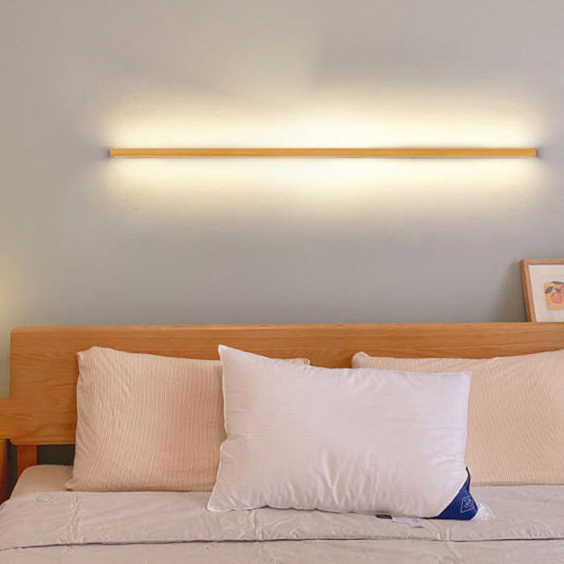 Kairo – Japanse Massief Houten LED Strip Wandlamp (Eenzijdig / Tweezijdig)