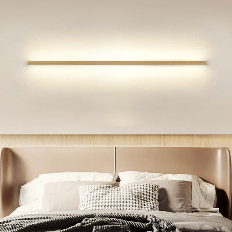 Kairo – Japanse Massief Houten LED Strip Wandlamp (Eenzijdig / Tweezijdig)