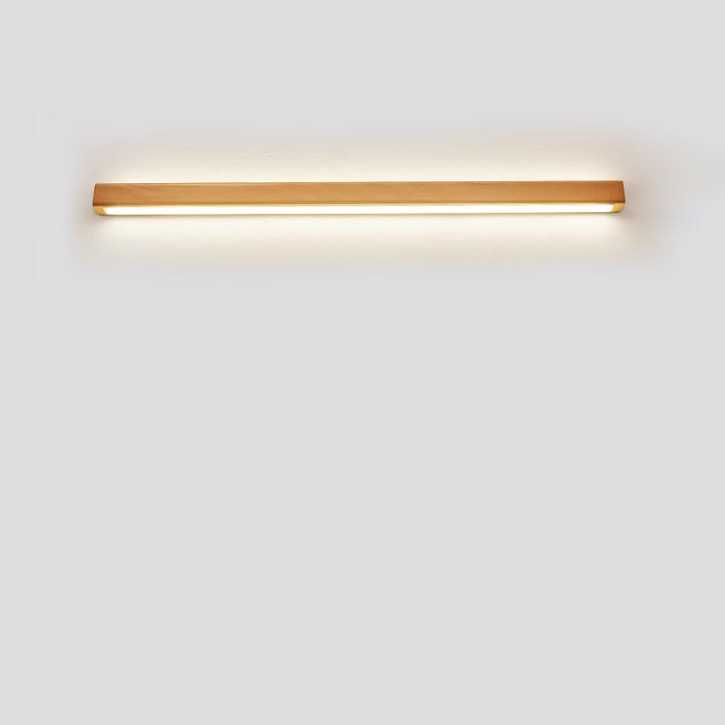 Kairo – Japanse Massief Houten LED Strip Wandlamp (Eenzijdig / Tweezijdig)