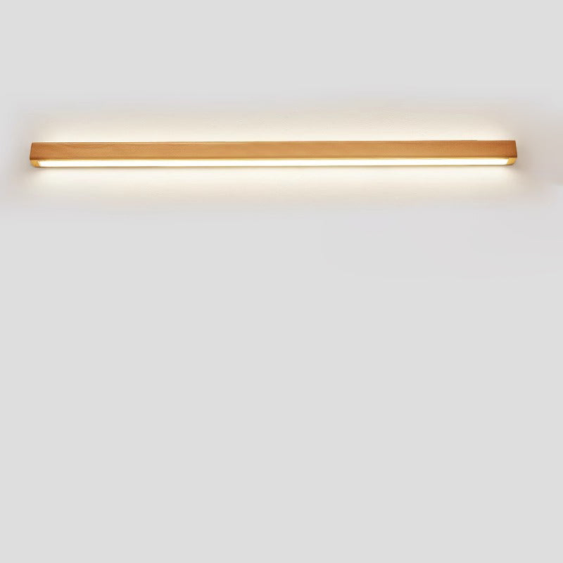 Kairo – Japanse Massief Houten LED Strip Wandlamp (Eenzijdig / Tweezijdig)