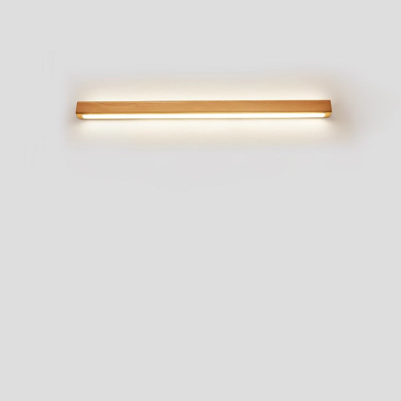 Kairo – Japanse Massief Houten LED Strip Wandlamp (Eenzijdig / Tweezijdig)