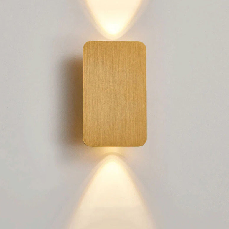 Arvo – Scandinavische Minimalistische Rechthoekige Aluminium LED Wandlamp (2-Licht)