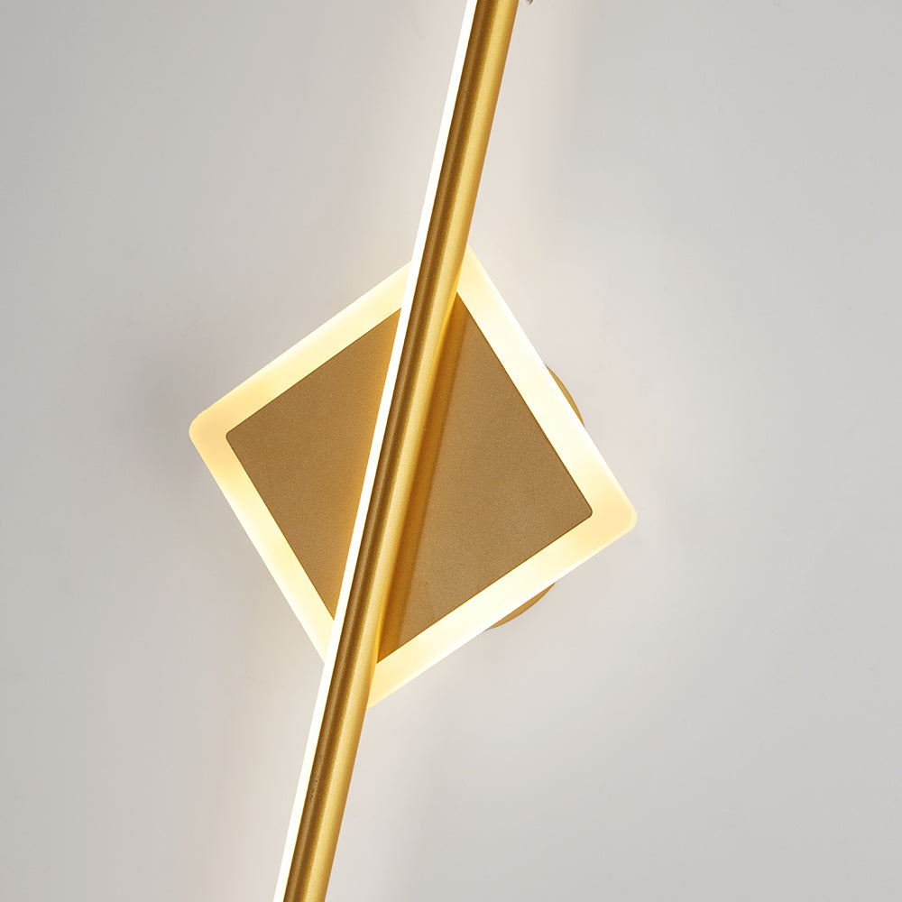 Leigh – Moderne LED Wandlamp (Rond / Vierkant Design)