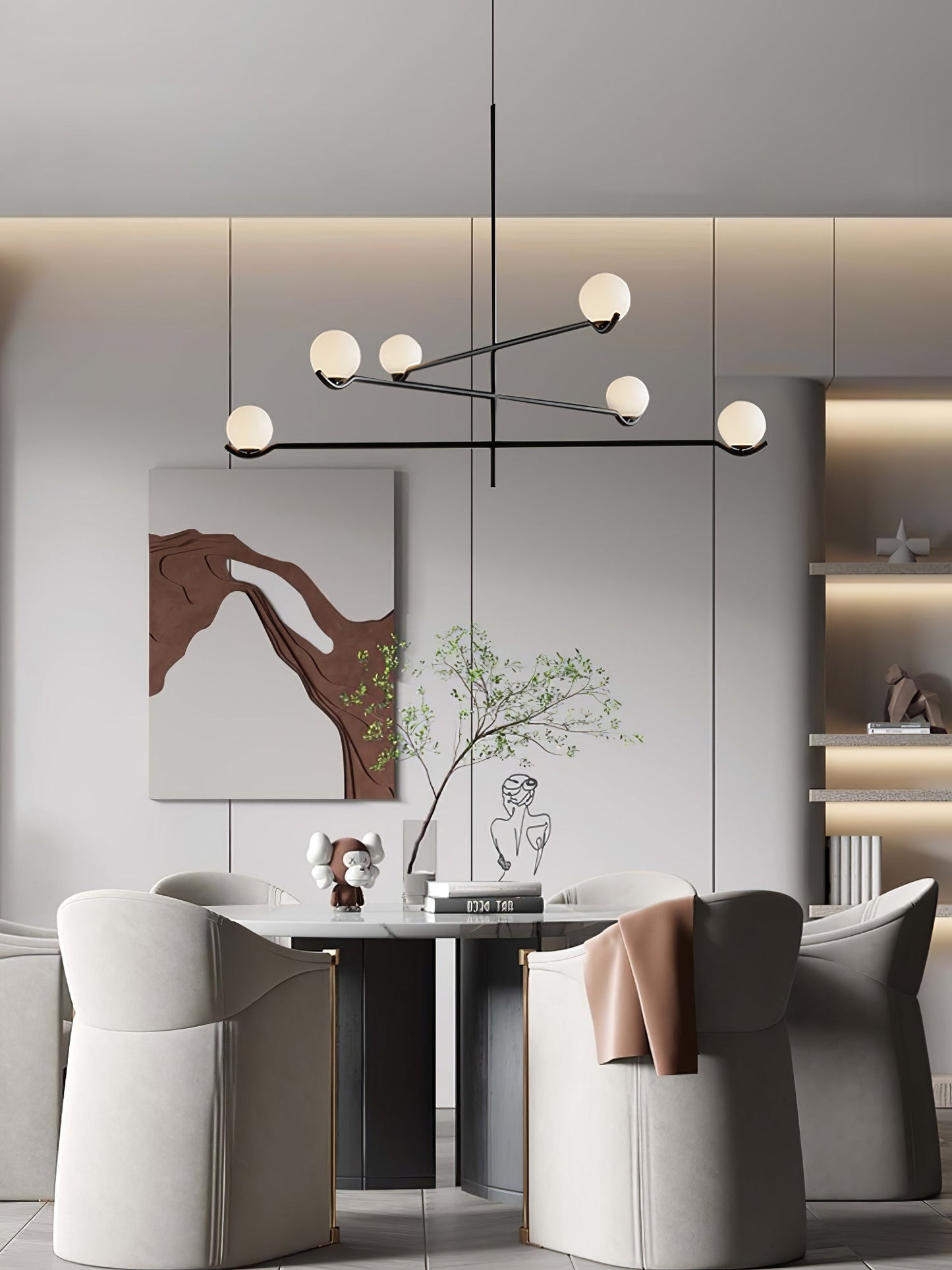 Solivra - Artistieke Baer Hanglamp Met Uniek Ontwerp